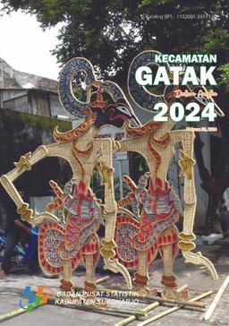 Kecamatan Gatak Dalam Angka 2024